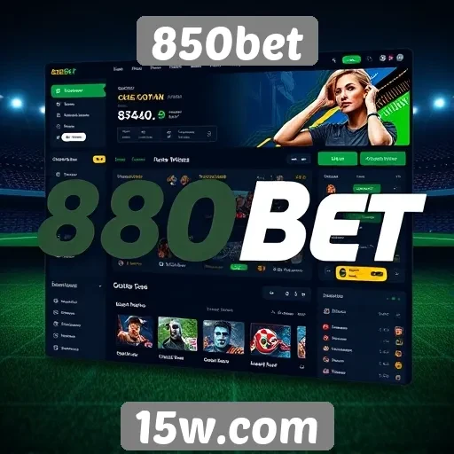Interface do site 850bet é amigável ao usuário