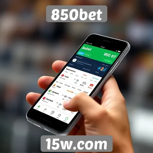 Experiência do usuário em dispositivos móveis no 850bet